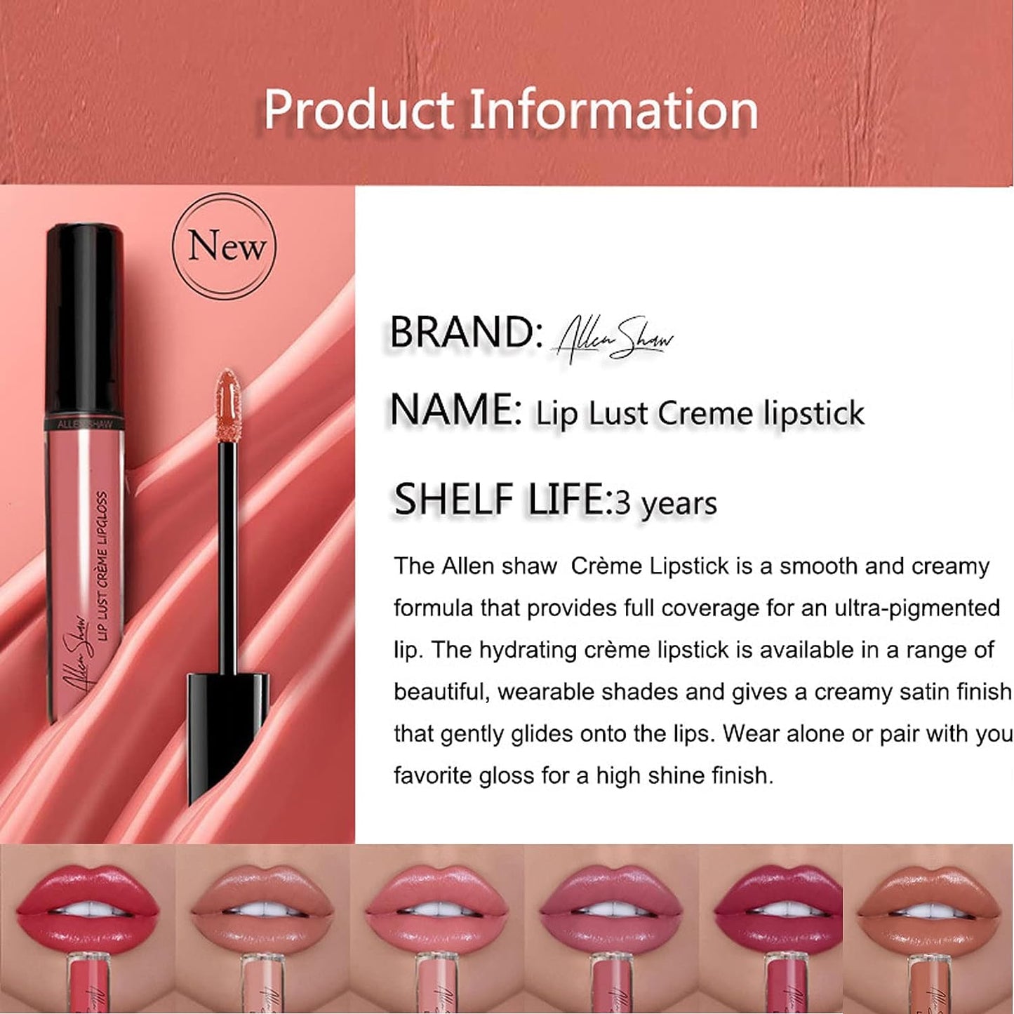 BRILLO DE LABIOS SEXY PARA MUJER x 6 - ENVÍO GRATIS