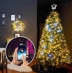 🎄Guirnalda de Luces LED navideñas 🎄Control con APP BLUETOOTH y conexión USB