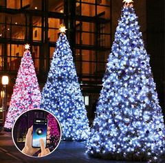 🎄Guirnalda de Luces LED navideñas 🎄Control con APP BLUETOOTH y conexión USB