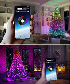 🎄Guirnalda de Luces LED navideñas 🎄Control con APP BLUETOOTH y conexión USB