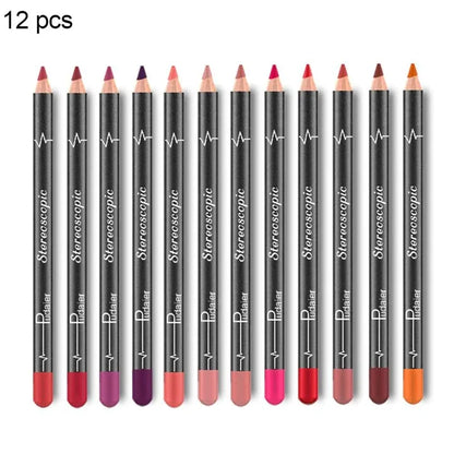 SET DE 12 LÁPICES DELINEADORES DE ALTA FIJACIÓN - Envío Gratis