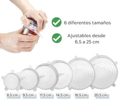 Tapa de Silicona Reutilizables + Envio Gratis y Pago Contra Entrega