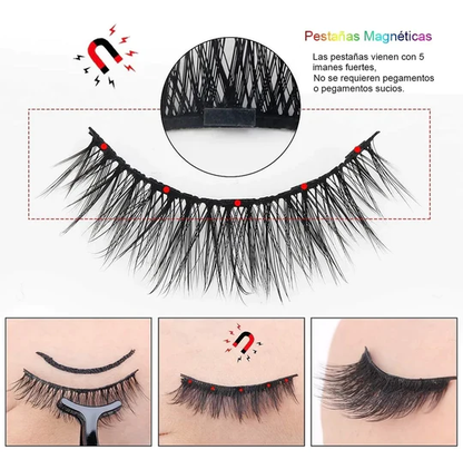 SET PESTAÑAS MAGNÉTICAS - Envío Gratis